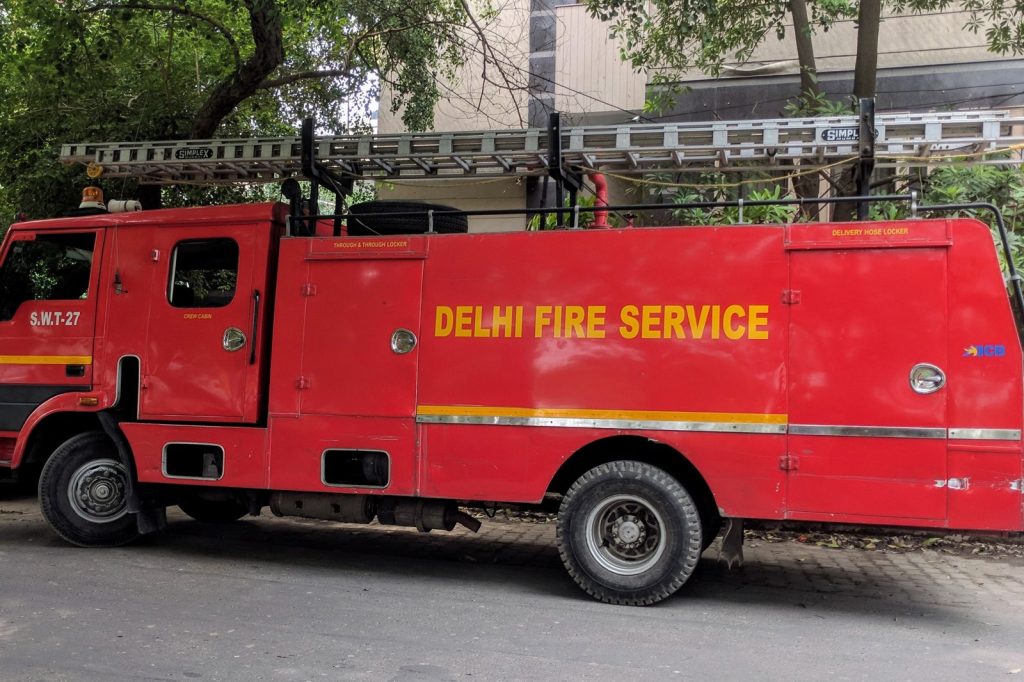 Delhi Palam Blaze Kills Nine Near Magenta Line Station