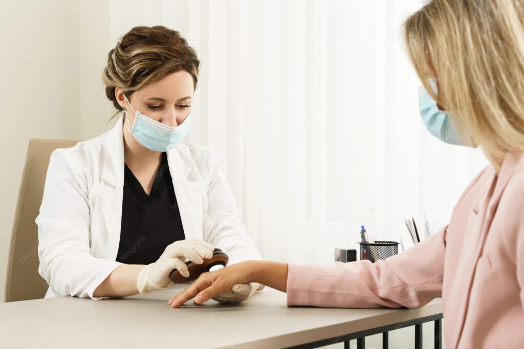 Dermatology Clinic Skin Examination