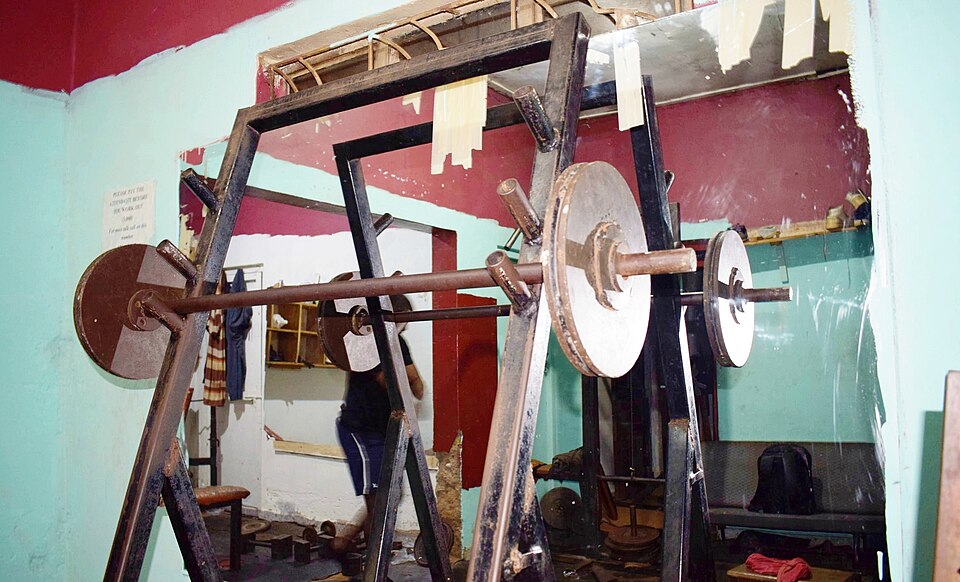 Gym With Weight Training Equipment