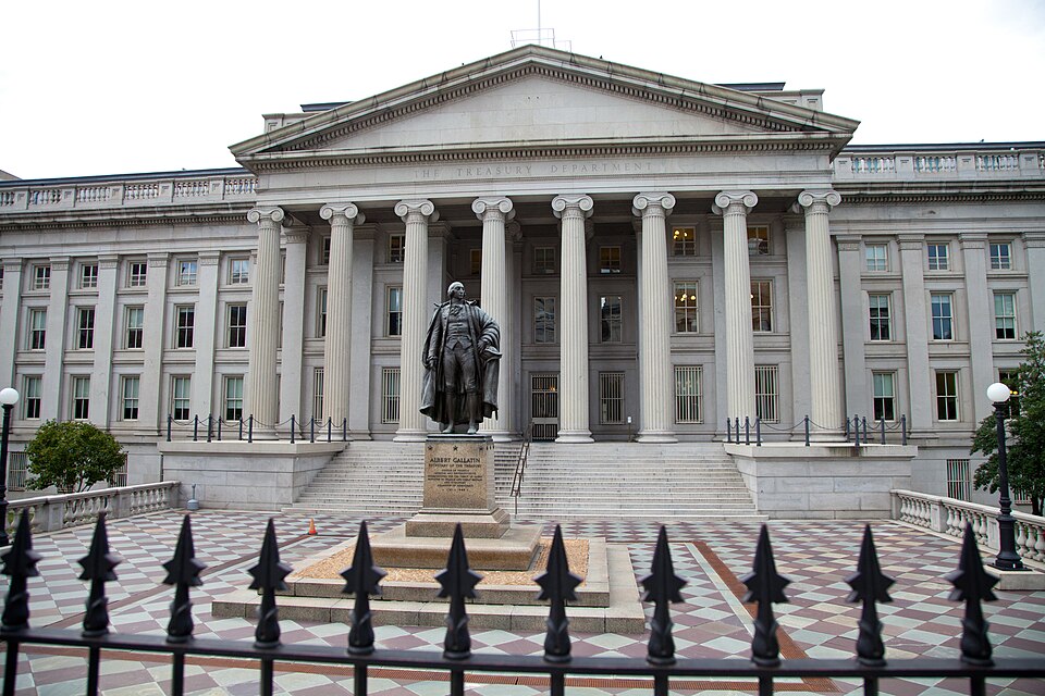 U S Treasury Building